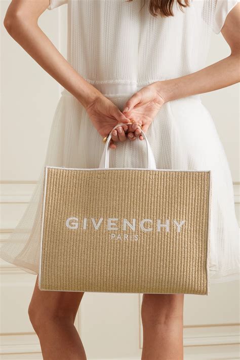 givenchy raffia bag.